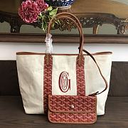 Goyard MM Anjou Reversible Canvas Tote 47X34X27X15cm - 5