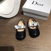 Dior Baby Ballet Flat Black Patent - 3