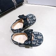 Dior Baby Ballet Flat Black Patent - 2