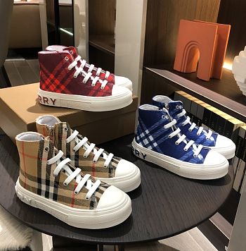 Burberry High Top Sneakers