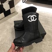 Chanel Baby Black Boot - 3