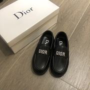 Dior Black Baby Loafers - 1