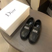 Dior Black Baby Loafers - 5