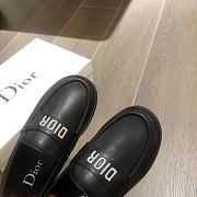 Dior Black Baby Loafers - 4