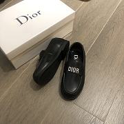 Dior Black Baby Loafers - 2