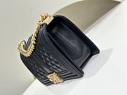 Chanel Medium Black Caviar Leather Gold Hardware - 4