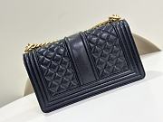 Chanel Medium Black Caviar Leather Gold Hardware - 3