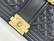 Chanel Medium Black Caviar Leather Gold Hardware - 2