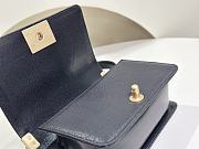 	 Chanel Small Black Caviar Leather Gold Hardware - 3