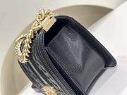 	 Chanel Small Black Caviar Leather Gold Hardware - 2