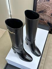 Dior Black Leather Long Boot - 5