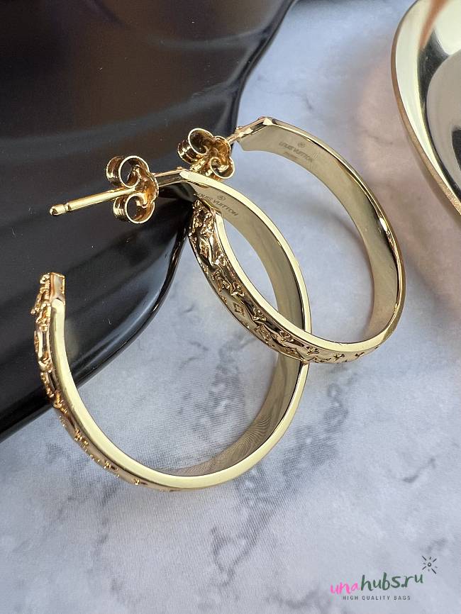 Louis Vuitton Gold Earrings - 1