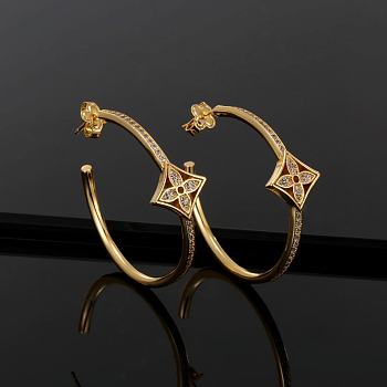 Louis Vuitton Idylle Blossom Hoops Earrings