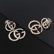 Gucci stud earrings pearl - 6