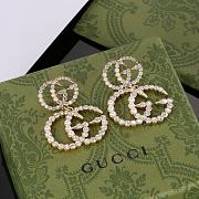 Gucci stud earrings pearl - 2