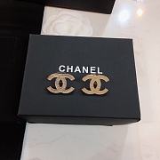 Chanel CC Gold Earrings - 1