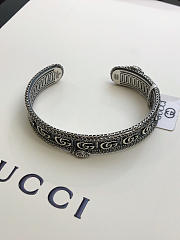 Gucci Silver Bracelet With Double G - 4