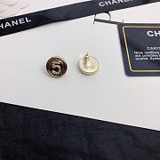 Chanel Gold Metal Earrings  - 2