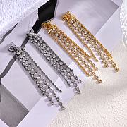 Dior CD Long Diamond Earings - 1