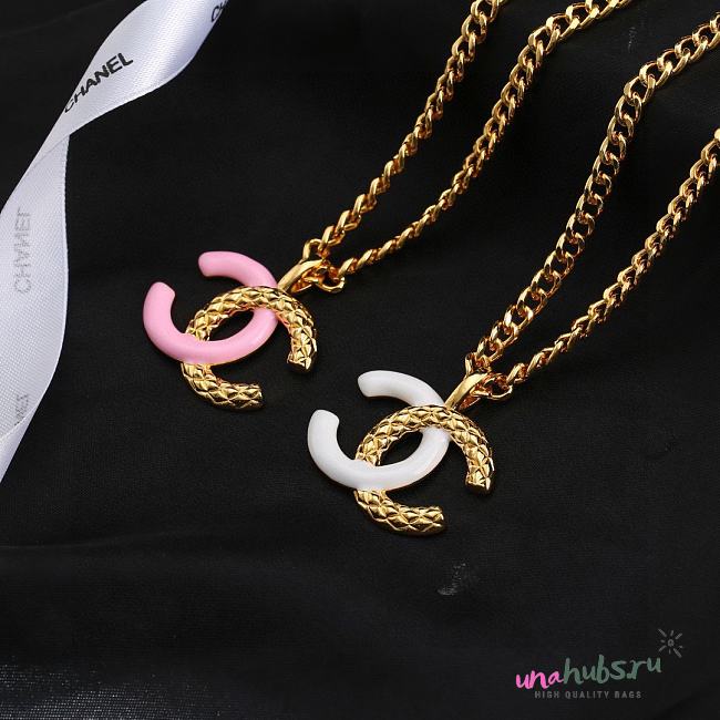 Chanel CC Logo Pendant Gold Neckalce - 1