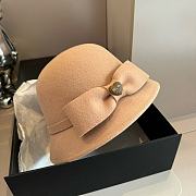 Miu Miu Beige Bow Hat - 4