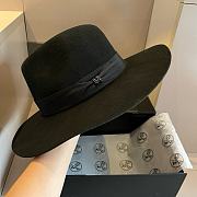 Hermes Black Suede Felt Hat - 3