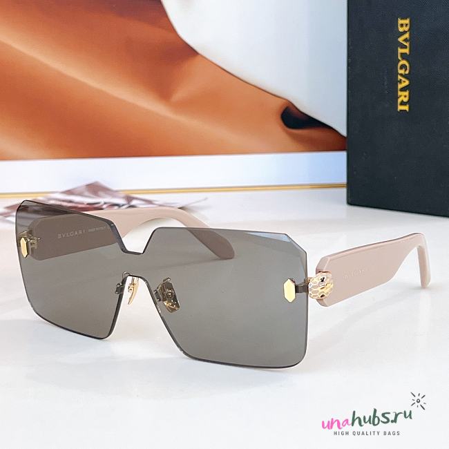 Bvlgari Frameless Squared Sunglasses  - 1