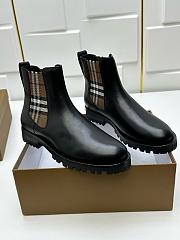 Burberry chelsea leather boots - 1