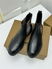 Burberry chelsea leather boots - 6