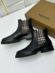 Burberry chelsea leather boots - 4