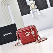 Chanel Mini Vanity Lambskin Leather - 11*8.5*7cm - 4