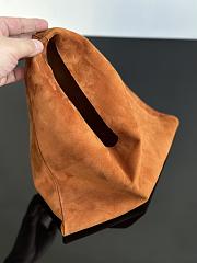 The Row Small Bindle Bag in Suede 13 x 10 x 0.75 in. - 2