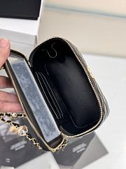 Chanel Vanity Black Lambskin Bag - 10-17-8cm - 3