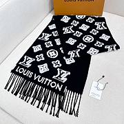 Louis Vuitton LV 3D Scarf Black 34*220CM - 6