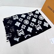 Louis Vuitton LV 3D Scarf Black 34*220CM - 5