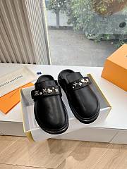 Louis Vuitton Cosy Flat Comfort Clog Black - 1