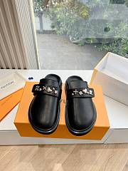 Louis Vuitton Cosy Flat Comfort Clog Black - 3