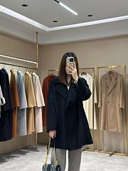 Max Mara Arona Black Wool Coat - 1