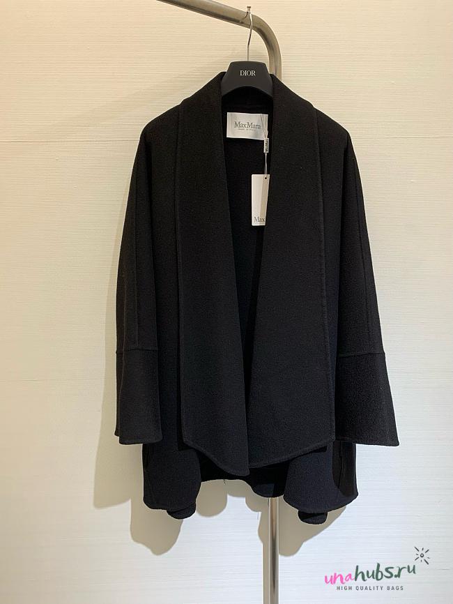 Max Mara Black Wool Coat - 1