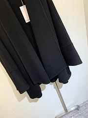 Max Mara Black Wool Coat - 6