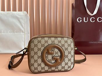 Gucci Blondie GG Canvas Brown - 21x15.5x8cm