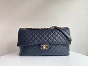 Chanel Travel Flap Bag Black Caviar 46cm - 1