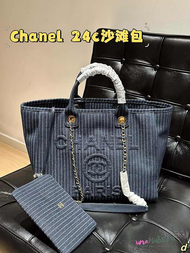 Chanel Deauville Shopping Tote 35×29×18 - 1