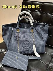 Chanel Deauville Shopping Tote 35×29×18 - 5