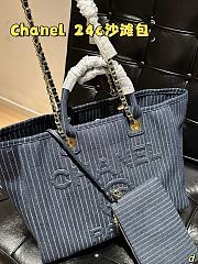 Chanel Deauville Shopping Tote 35×29×18 - 3