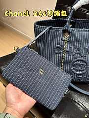 Chanel Deauville Shopping Tote 35×29×18 - 4