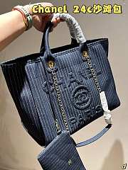 Chanel Deauville Shopping Tote 35×29×18 - 2