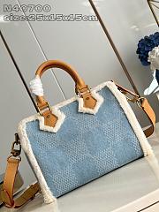 Louis Vuitton Speedy 20 Denim Shearling  - 6