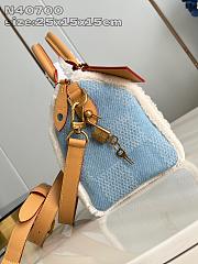 Louis Vuitton Speedy 20 Denim Shearling  - 4