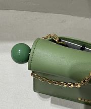 Jacquemus La Petite Pochette Rond C green leather - 6